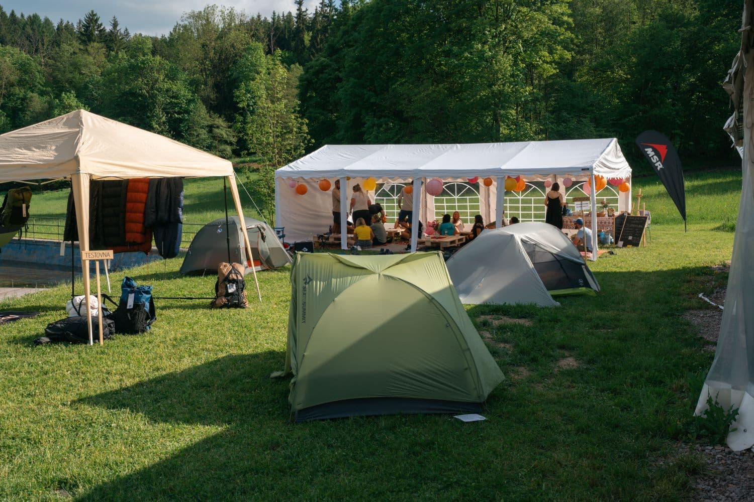 Festival Život na treku 3. ročník 2026 – Výstava stanů a zázemí festivalu