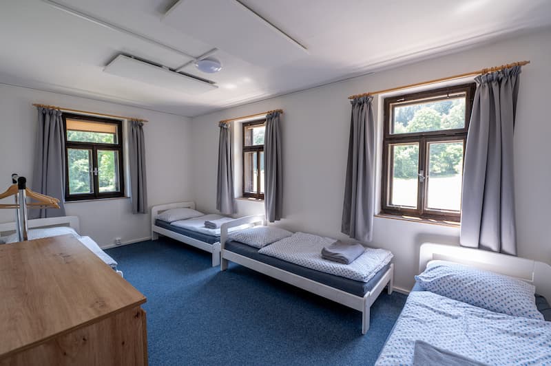 Místo festivalu Kubasův Mlýn – pokoje